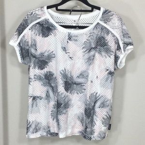 Floral Mesh Top
